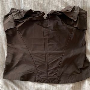 All saints corset - plum size 10UK